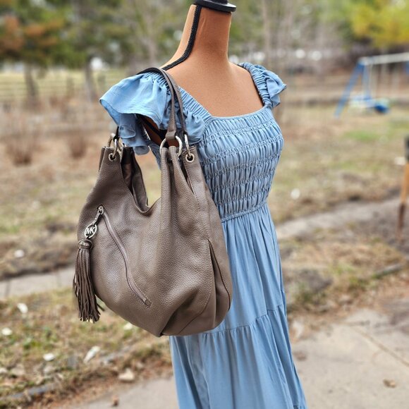 Michael Kors Large Hobo Leather Shoulder Bag Pre-owned - Picture 3 of 9